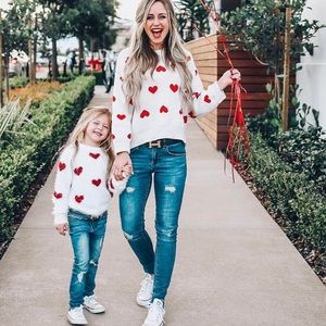 Goodnight Macaroon heart sweater